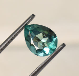 Lab Paraiba Turmalina Pera Facetada Calibrada Piedra Preciosa 10X7mm 12X9mm 14X10mm 16X12mm Piedras Preciosas Sueltas Fabricación de Joyas - Product Image 4