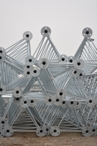 ¡CALIENTE! Torre de Telecomunicaciones Vietnam, Suministros de Equipos Eléctricos, Torre Monopolar de Acero, Galvanizado en Caliente, Recubrimiento Plateado en V, Vietnam - Product Image 6