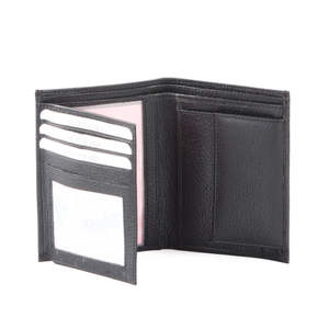 Nueva Cartera Unisex Larga de Estilo Simple para Negocios, Hecha a Mano con Cuero de Grano Completo, Cierre Abierto y Forro de Satén - Product Image 3