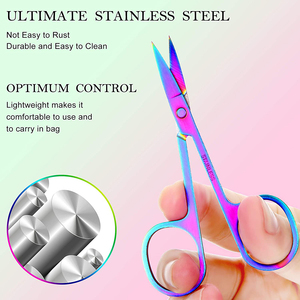 Custom Eyelash Scissor Small Scissors <b>Mini</b> Custom Logo <b>Mini</b> Makeup Scissors Beauty Steel Sharp Steel Pink Stainless Steel 10 <b>Pcs</b> - Product Image 3