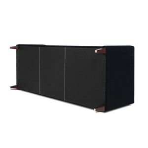 Divano Moderno Jack da 84 Pollici in Velluto Blu Scuro Trapuntato Stile Tuxedo per Soggiorno - Product Image 6