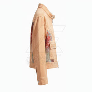 Chaqueta de Mezclilla con Cierre para Hombre, Diseño Clásico, Algodón Resistente, Ligera, Transpirable, Informal, para Uso Diario - Product Image 4