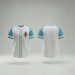 Camisetas de Béisbol con Impresión Digital de Alta Calidad, 100% Poliéster, Manga Corta, Cuello en V, Transpirables, por RIVIAN ATLANTIC - Product Image 1