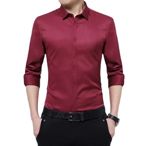 Men's Floral 100% Cotton Casual Turn-<b>down</b> Collar Anti-Wrinkle Full Sleeve Dress Shirt Autumn Wear - Product Image 2