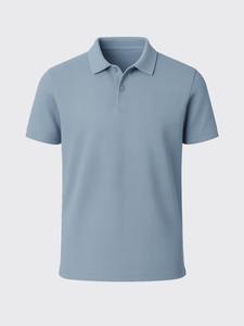 Camisas Polo Casuales para Hombre, Personalizadas con Bordado, Diseño de Parches en Color Sólido con Cuello y Puños de Diferentes Colores, Suministro ODM - Product Image 4