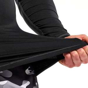 T-shirt de compression athlétique à manches courtes, personnalisable par sublimation, séchage rapide, pour entraînement fitness et sport en salle de sport - Product Image 2
