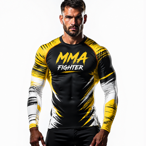 Fournisseur en gros OEM de Rash Guards MMA, vêtements de compression légers, durables, extensibles, sublimés, à manches courtes, pour BJJ Jiu Jitsu - Product Image 1