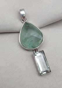 จี้อเมทิสต์เงินแท้ 925 เครื่องประดับพลอยสีม่วงธรรมชาติของขวัญหรูหราสำหรับผู้หญิงการออกแบบทำด้วยมือที่ไม่ซ้ำใคร - Product Image 6