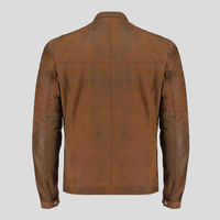 Veste en cuir pour homme, design adapté au quotidien et aux voyages, vêtement d'extérieur classique en cuir, tissu doux et confortable, style décontracté et élégant