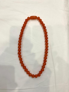 สร้อยคอลูกปัดเรซินสีโรสโกลด์เครื่องประดับสำหรับงานเลี้ยงเหมาะสำหรับทุกเพศ - Product Image 5