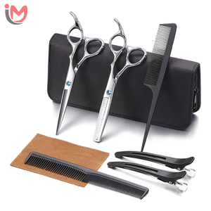 Kit de Tijeras para Cortar Cabello con Puntas Redondeadas, Tijeras Profesionales para Peluquería, Kit de Corte de Cabello para Salón, Barbería, Uso Infantil y de Bebés, OEM - Product Image 3