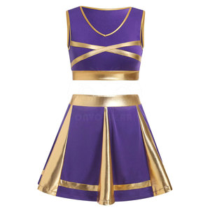 Uniforme de cheerleading léger, uni, de qualité supérieure, différentes couleurs, respirant, pour adultes, à vendre - Product Image 1
