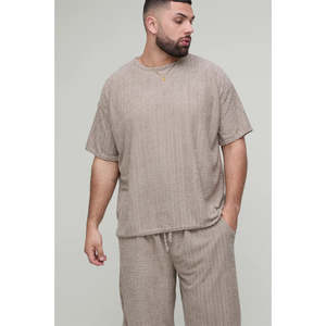 Ensemble été homme, nouveau design, t-shirt court imprimé et short, 2 pièces, coton respirant - Product Image 6