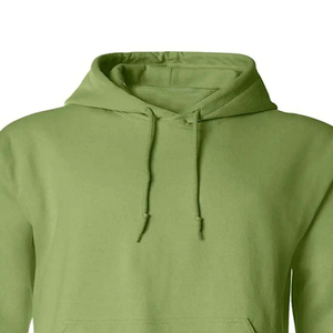 เสื้อสเวตเชิ้ตผู้ชายสีเขียวมีฮู้ด ผ้าฟลีซ ทรงปกติ สีพื้น ลำลอง มีกระเป๋าหน้า ใส่ได้ในฤดูใบไม้ร่วง - Product Image 6