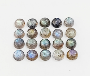 ลาบราดอไรต์ทรงกลมขนาด 7*7 มม. คุณภาพสูง ประกายสวยงาม สำหรับทำเครื่องประดับ - Product Image 3