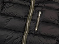 Veste d'hiver matelassée pour homme en duvet d'oie et de canard, entièrement zippée, design personnalisé, haute qualité, unie et vierge