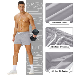 Pantalones Cortos Deportivos para Hombre, de Secado Rápido, para Gimnasio y Entrenamiento, con Forro y Bolsillos, Estilo Urbano - Product Image 3