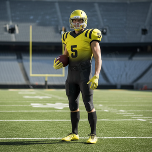 Custom Printed Player Team American Football Uniform Jersey Pants <b>Set</b> Moisture Wicking Teamwear Manufacturer Match Full Kit Men - Product Image 3