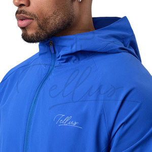 Wholesale High Quality Plain Men Windbreaker <b>Jacket</b> and <b>Short</b> Set Custom Tracksuit With Custom Design sets 2026 - Product Image 3