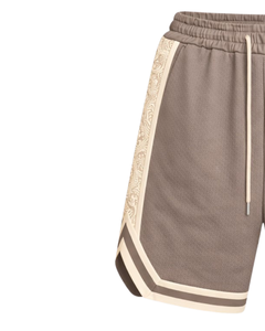 Khaki Beige Men Basketball Shorts Breathable Quick Dry Sports Training Gym Running <b>Athletic</b> Shorts Elastic Waist Manufacturer - Product Image 3