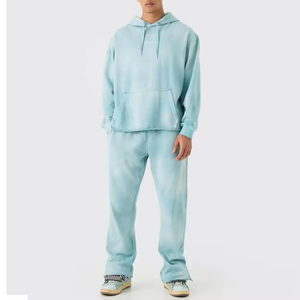 Chándal con Lavado Ácido Personalizado, Precio de Fábrica OEM/ODM, Alta Calidad, Suave, Transpirable, Cómodo, Proveedor de Ropa Urbana de Moda - Product Image 1