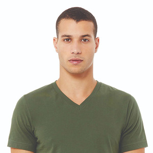 T-shirt décontracté d'été pour homme ELEGANT CORPORATION, col rond, manches courtes, couleur unie, respirant, en polyester/coton tricoté non tissé - Product Image 5