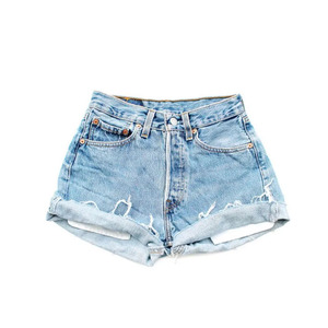 Shorts en jean déchirés taille haute pour homme, décontractés, sportifs, écologiques, respirants, séchage rapide, avec cordon de serrage, imprimés - Product Image 1