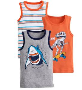 Chaleco Infantil para Niños, Informal, sin Mangas, de Algodón, Cómodo, Transpirable, Sólido, Corte Entallado - Product Image 4