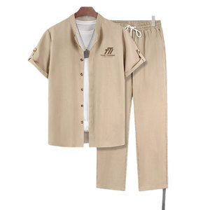 Breathable Printed Casual Latest Style <b>Men's</b> <b>Summer</b> Tracksuit Regular Fit Weekend Outings Quick Dry Eco-Friendly Seamless Design - Product Image 1