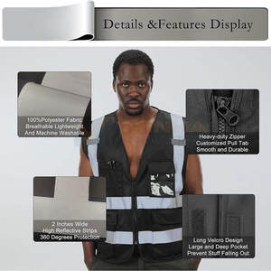 High Quality <b>Safety</b> Vest Custom Logo <b>Safety</b> Vest High Vis Design <b>Safety</b> Vest For Online Sale - Product Image 2