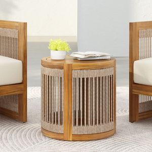 Decorative Rope End <b>Table</b> For Luxury Interior Styling Modern Homes Hotels Cafes And Restaurants - Product Image 1