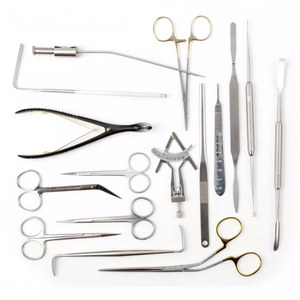 Ensemble de 10 instruments de chirurgie nasale en acier inoxydable massif, outils de rhinoplastie, certifiés ISO - Product Image 1