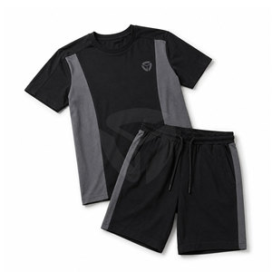 Summer Casual Outfit Men <b>T</b>-Shirt And Shorts Set Soft Fabric Comfortable Fit Suitable For Outdoor Adventures Home Wear - Product Image 3