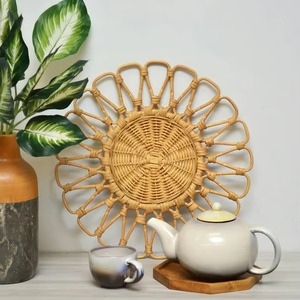 High Standard Quality Rattan Charger <b>Plate</b> Natural Wicker Table <b>Mat</b> for Luxury Table Setting & Catering - Product Image 6