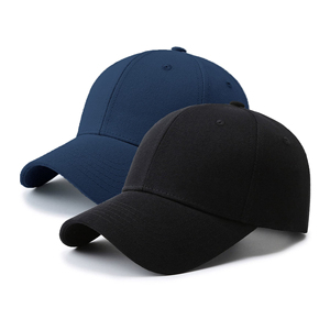 Gorra de Béisbol Clásica Negra de Alta Calidad, 5 Paneles, 6 Paneles, 100% Algodón, Logotipo Bordado, Gorras de Béisbol Personalizadas al por Mayor - Product Image 1