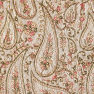 Premium Chain Stitch Embroidery Fabric For Women Fashion Wear Designer <b>Garments</b> And Boutique Textile Material - Product Image 5