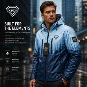 Custom OEM Wholesale Heat Reactive Color <b>Changing</b> Fabric Jacket Waterproof Outdoor Windproof Hooded Thermochromic Outerwear <b>Coat</b> - Product Image 3