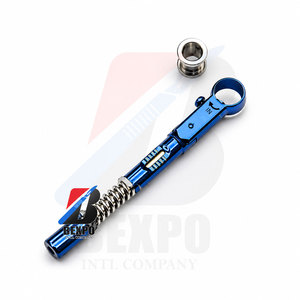 Blue and Black Manual <b>Torque</b> Wrench Dental Ratchet 0-45 Ncm Implantology Stainless Steel Surgical Instrument with Ergonomic Grip - Product Image 3