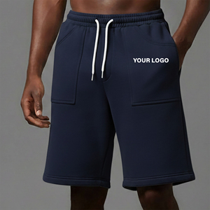 Shorts cargo personnalisés 100 % coton avec taille élastique, taille mi-haute, respirants, style urbain, pour hommes, vêtement d'extérieur - Product Image 1