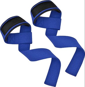Sangles de musculation professionnelles personnalisées respirantes unisexes en coton et nylon pour l'entraînement en salle de sport et les exercices de fitness - Product Image 2