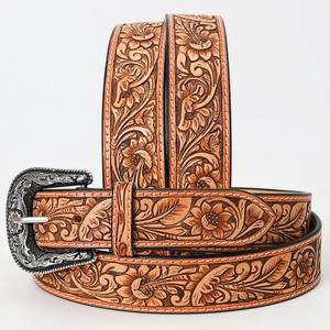 Premium Vintage Solid Western <b>Leather</b> <b>Belt</b> Genuine Alloy Buckle Handmade Eco-Friendly Durable Breathable Lightweight <b>Belt</b> - Product Image 2