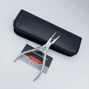 AL-FARDAN INSTRUMENTS AF-HETK-057 Alicates para Extensiones de Cabello con Punta de Cadena, Personalizables con Logotipo, de Acero Inoxidable Sólido con Acabado Espejo - Product Image 1