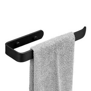 <b>Brushed</b> Nickel Hand Towel Holder Self Adhesive Small Towel Bar Stainless Steel Wall Mounted Bathroom Kitchen Towel Rack - Product Image 4