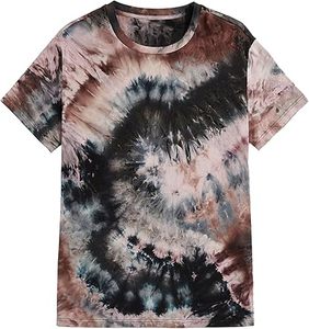 Nouveaux t-shirts tie-dye tendance pour femmes, logo personnalisé, coton de haute qualité, t-shirts tie-dye pour femmes en vente à bas prix - Product Image 1