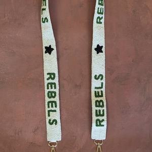 Sac à bandoulière décoratif perlé fait main CRYSTAL CRAFT Star Astros avec logo d'équipe personnalisé brodé et sangle réglable - Product Image 2