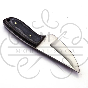 มีดคาวบอยสแตนเลสสตีลทำมือ ทนทาน พร้อมปลอกหนัง - Product Image 3