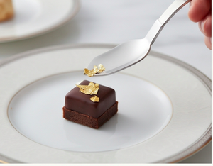 Spatule à gâteau en acier inoxydable avec manche incurvé, forme irrégulière, couteau à gâteau en métal pour usage domestique - Product Image 6