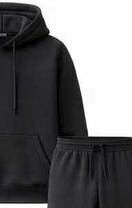 Conjunto Deportivo de Invierno Bordado y Cómodo, 100% Algodón, Ropa Casual con Logotipo Frontal - Product Image 3