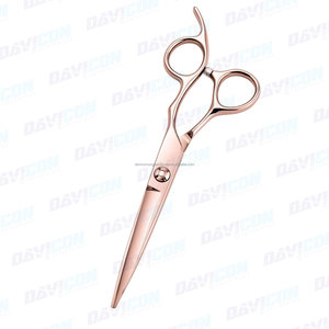 กรรไกรตัดผมแบบแมนนวลมีสไตล์ทำจากสแตนเลสสำหรับร้านเสริมสวย - Product Image 3