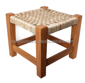 Beautiful Design <b>Industrial</b> Durable Woven Bamboo Wicker Garden <b>Table</b> Outdoor Stool Garden Balcony Bone Inlay <b>Console</b> - Product Image 6
